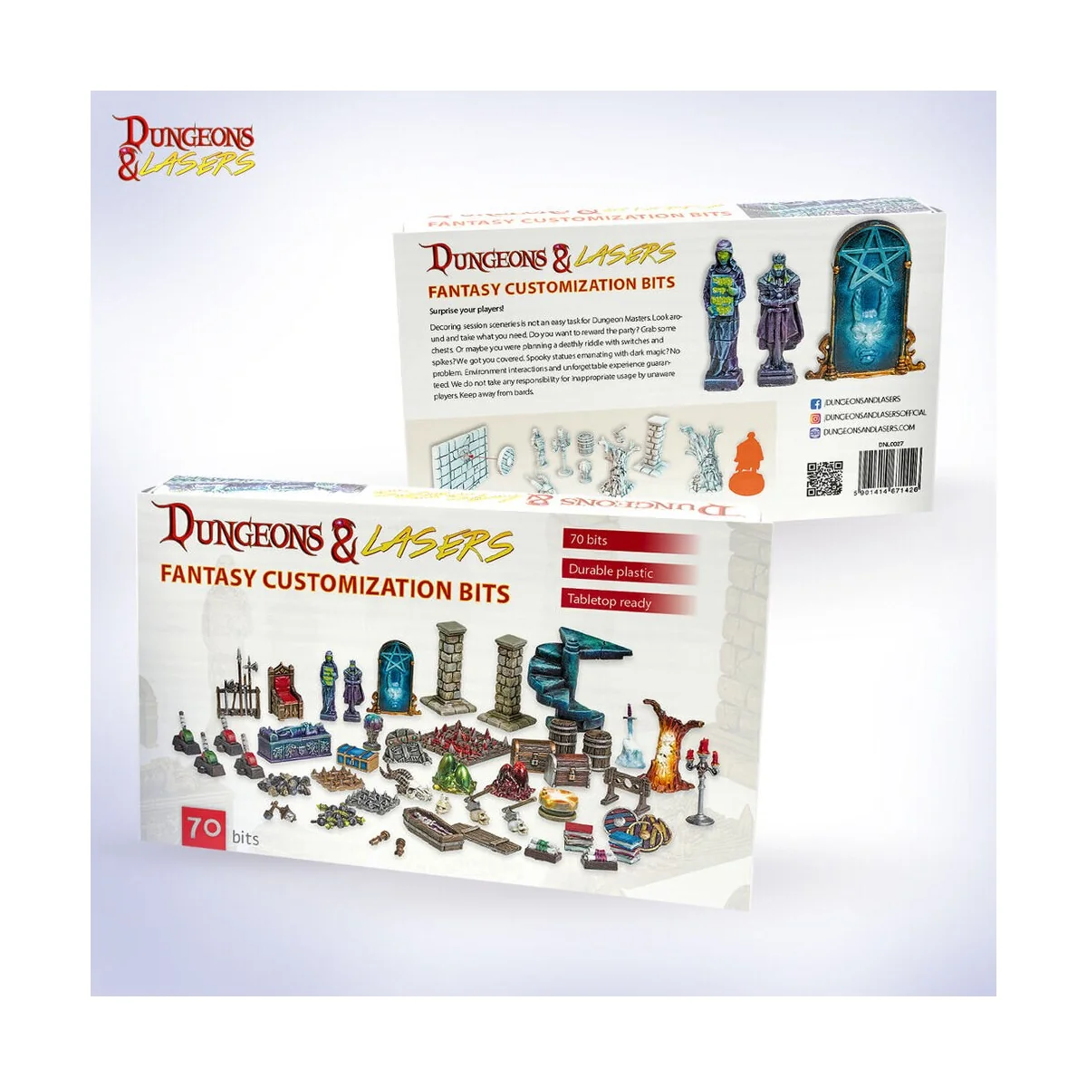 Dungeons & Lasers Expansion Set: FANTASY CUSTOMIZATION BITS - Archo...
