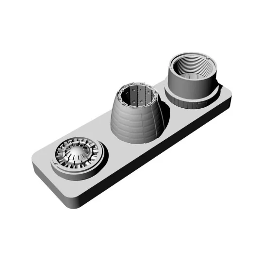 F/A-18 E/F engine nozzles set (Revell kit), 1/72 - Brengun BRL72258 F/A-18 E/F engine nozzles set (Revell kit), 1/72 - Brengun BRL72258