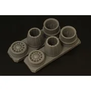 F/A-18 E/F engine nozzles set (Revell kit), 1/72 - Brengun BRL72258 F/A-18 E/F engine nozzles set (Revell kit), 1/72 - Brengun BRL72258