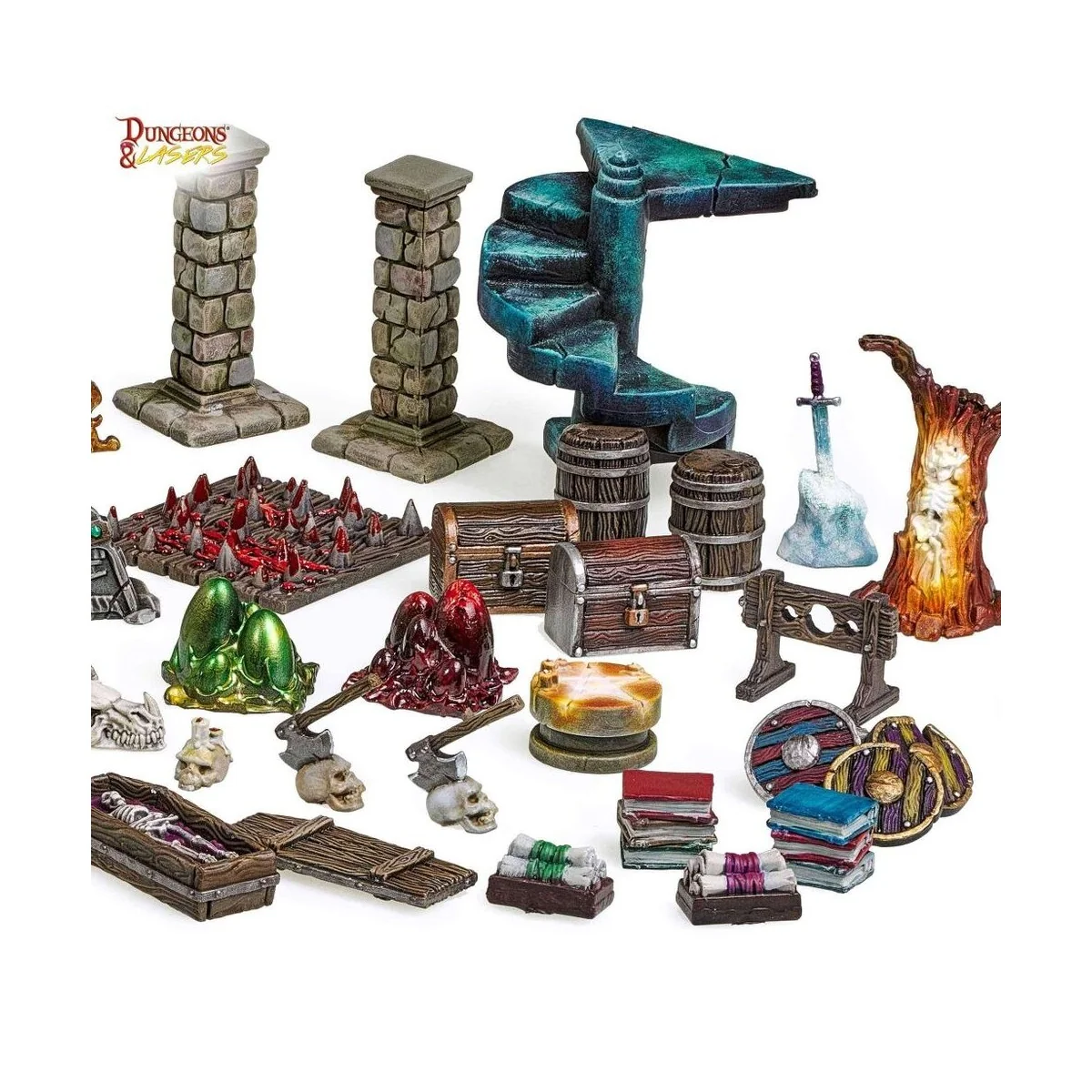 Dungeons & Lasers Expansion Set: FANTASY CUSTOMIZATION BITS - Archo...