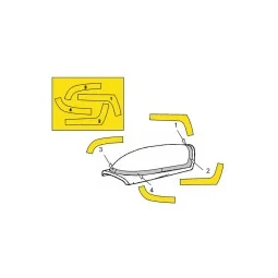 Extra EA-300L Canopy masks (Brengun kit) - Brengun BRL48156