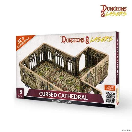 Dungeons & Lasers Expansion Set: CURSED CATHEDRAL - Archon Studio D...