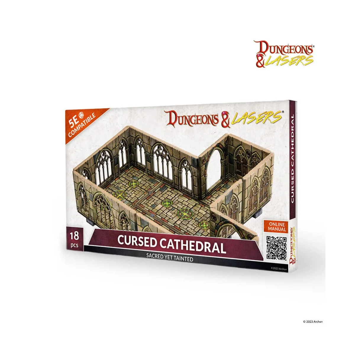 Dungeons & Lasers Expansion Set: CURSED CATHEDRAL - Archon Studio D...