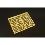 WWII German tank tools, 1/144 - Brengun BRL144174