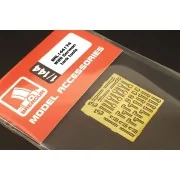 WWII German tank tools, 1/144 - Brengun BRL144174