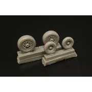 F/A-18 C/D wheel set, 1/72 - Brengun BRL72263 F/A-18 C/D wheel set, 1/72 - Brengun BRL72263