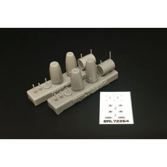 Mk77 napalm tank (2pcs), 1/72 - Brengun BRL72264 Mk77 napalm tank (2pcs), 1/72 - Brengun BRL72264