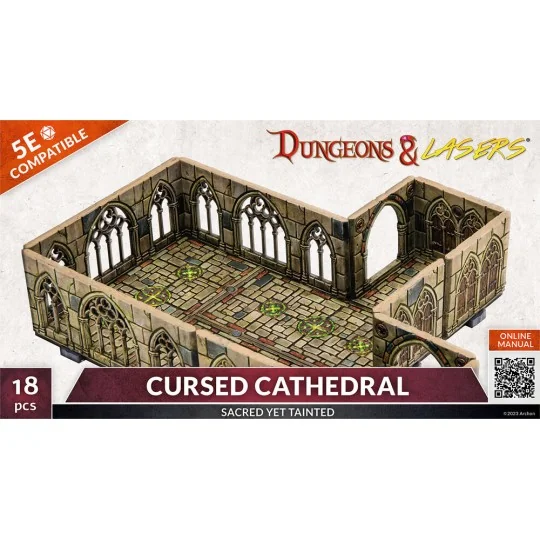 Dungeons & Lasers Expansion Set: CURSED CATHEDRAL - Archon Studio D...