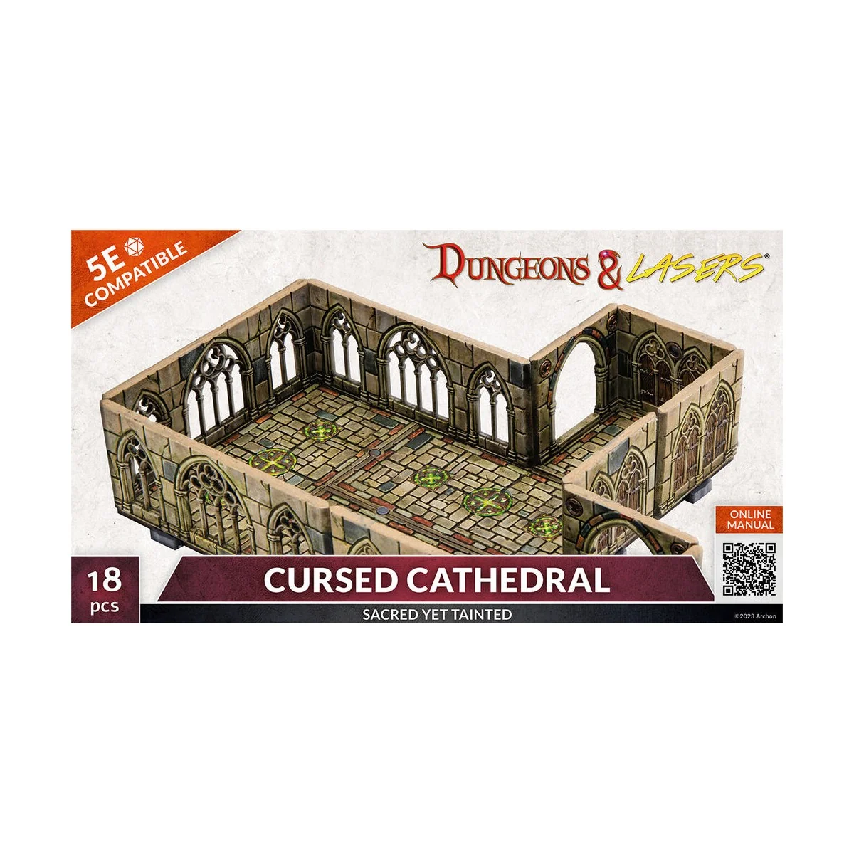 Dungeons & Lasers Expansion Set: CURSED CATHEDRAL - Archon Studio D...