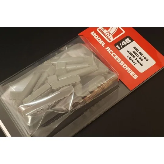 GBU-38 JDAM 500lb bomb (4pcs), 1/48 - Brengun BRL48163 GBU-38 JDAM 500lb bomb (4pcs), 1/48 - Brengun BRL48163