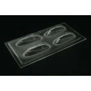 P-51D Vacu Canopy (Platz/Eduard kit), 1/144 - Brengun BRL144177