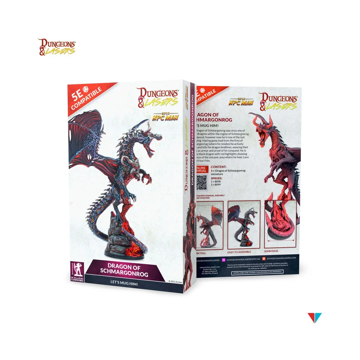 Dungeons & Lasers Dragons: DRAGON OF SCHMARGONROG - Archon Studio D...