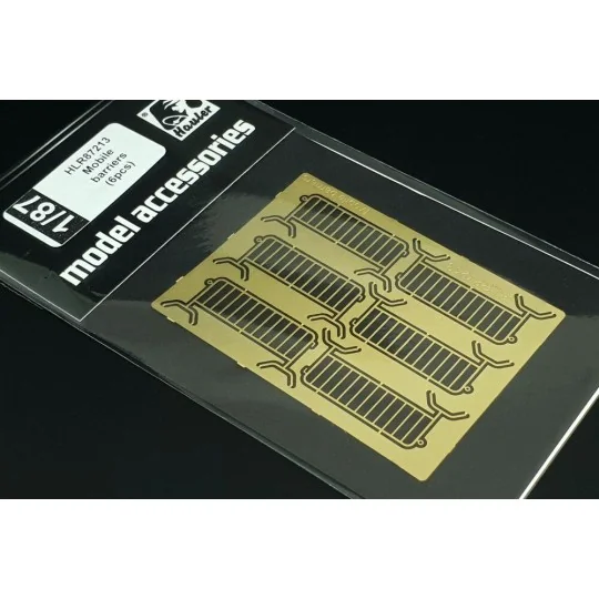 Mobile barriers (6pcs), 1/87 - Hauler HLR87213 Mobile barriers (6pcs), 1/87 - Hauler HLR87213