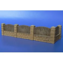 Fence with underpinning, 1/72 - Hauler HLH72133