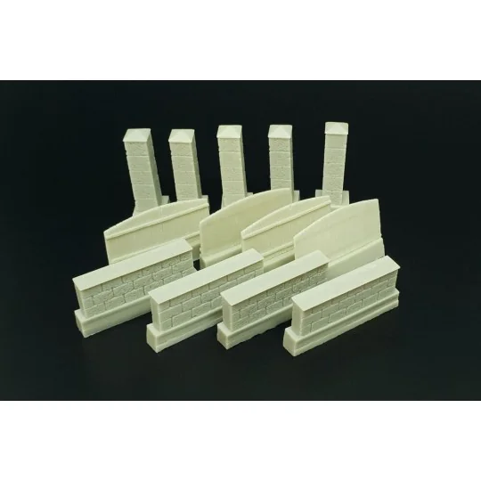 Fence with underpinning, 1/72 - Hauler HLH72133