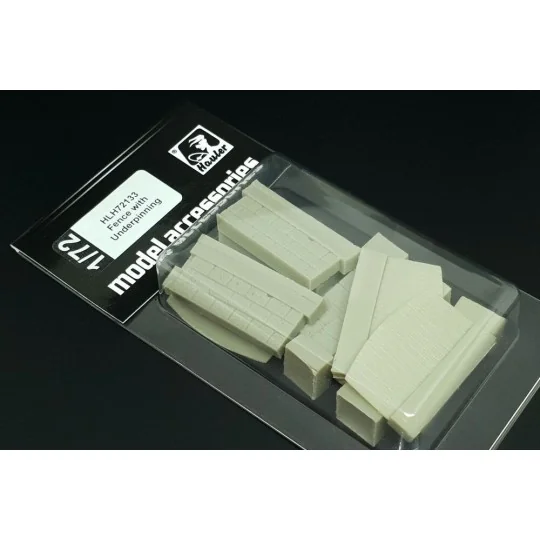 Fence with underpinning, 1/72 - Hauler HLH72133