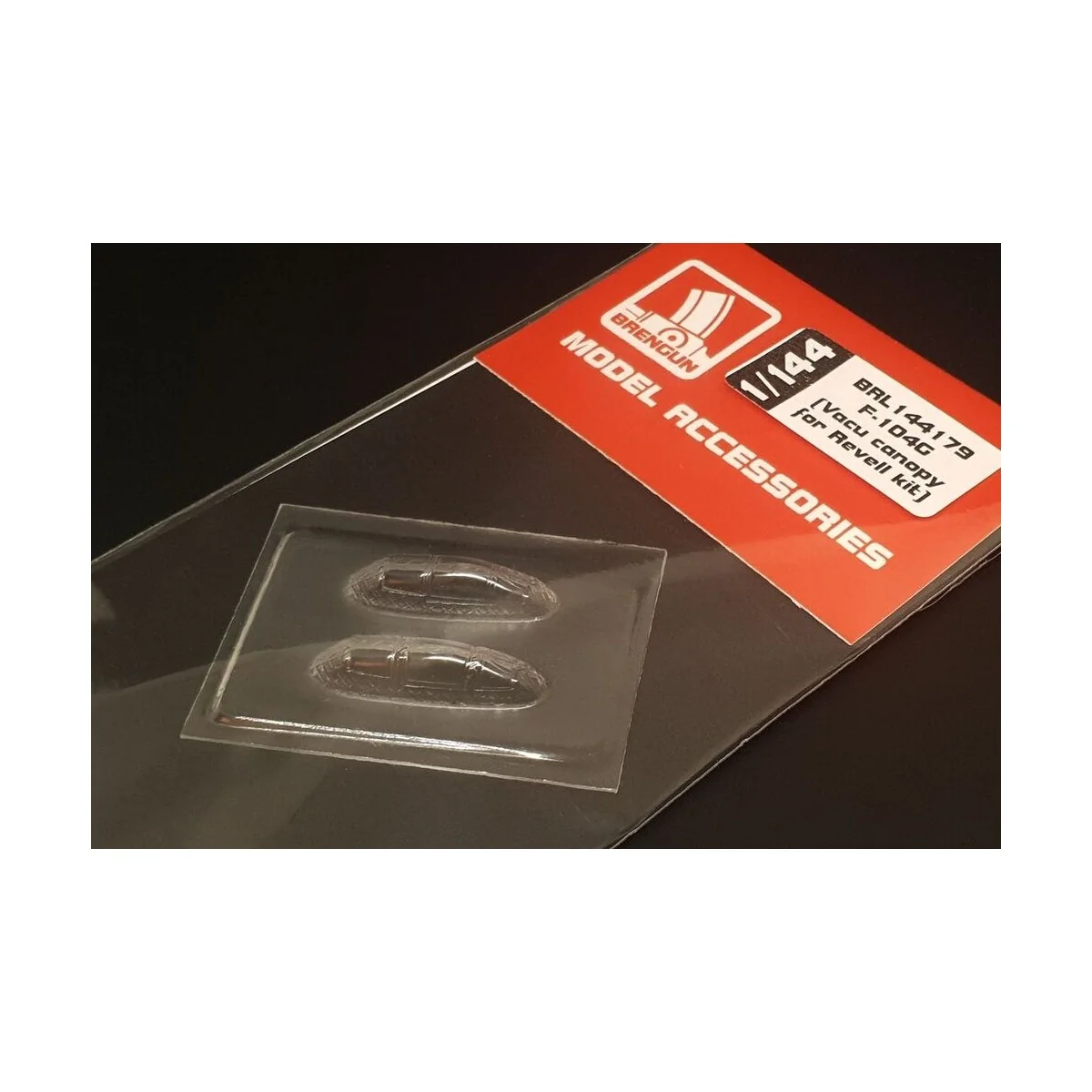 F-104G (Vacu canopy for Revell kit), 1/144 - Brengun BRL144179 F-104G (Vacu canopy for Revell kit), 1/144 - Brengun BRL144179
