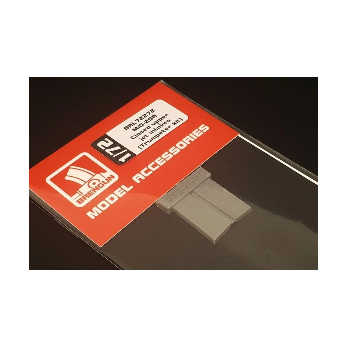 MiG-29A Closed upper jet intakes (Trumpeter kit), 1/72 - Brengun BR...