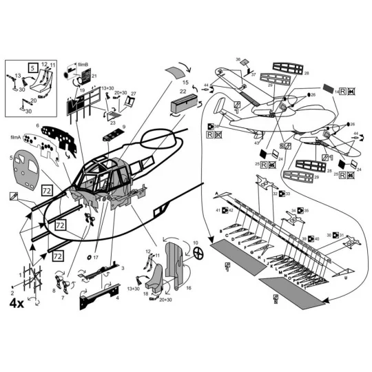 Do-217N1 (Italeri kit), 1/72 - Brengun BRL72273 Do-217N1 (Italeri kit), 1/72 - Brengun BRL72273