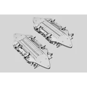 BRU-57 canted Vertical Ejector Rack (2 pcs), 1/48 - Brengun BRL48168 BRU-57 canted Vertical Ejector Rack (2 pcs), 1/48 - Brengun BRL48168