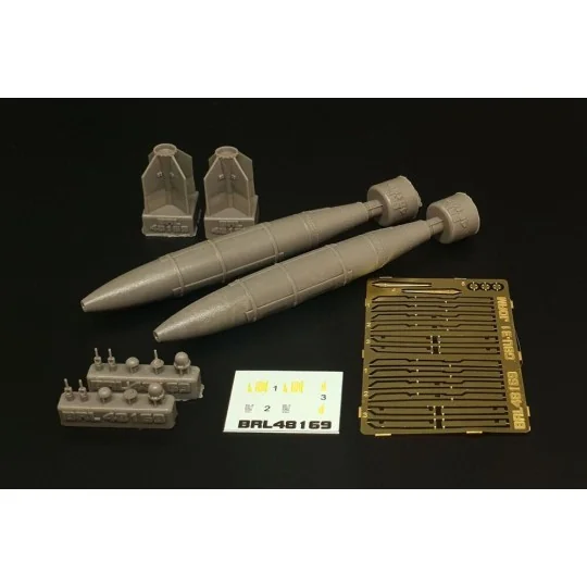 GBU-31 JDAM Bombs (2 pcs), 1/48 - Brengun BRL48169