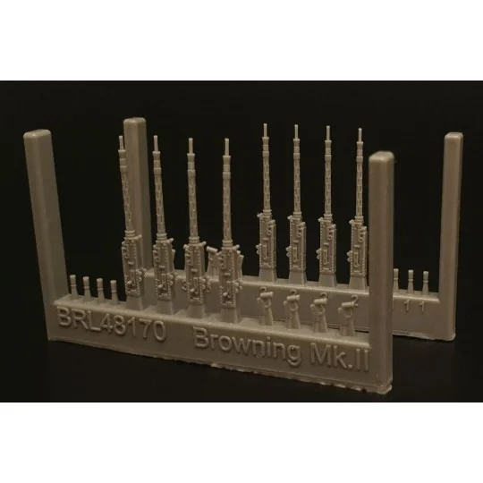 British Browning Mk.II (8pcs), 1/48 - Brengun BRL48170