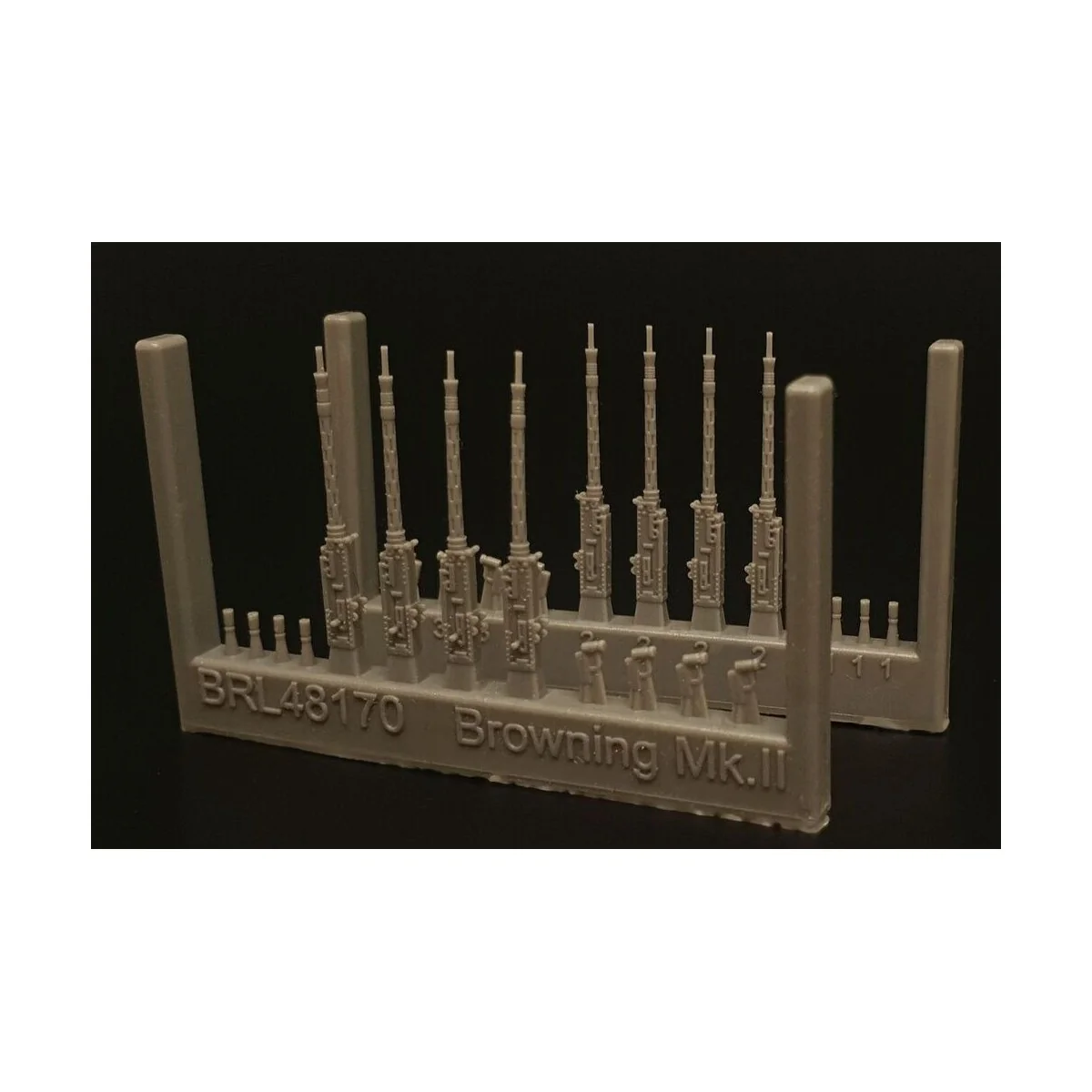 British Browning Mk.II (8pcs), 1/48 - Brengun BRL48170