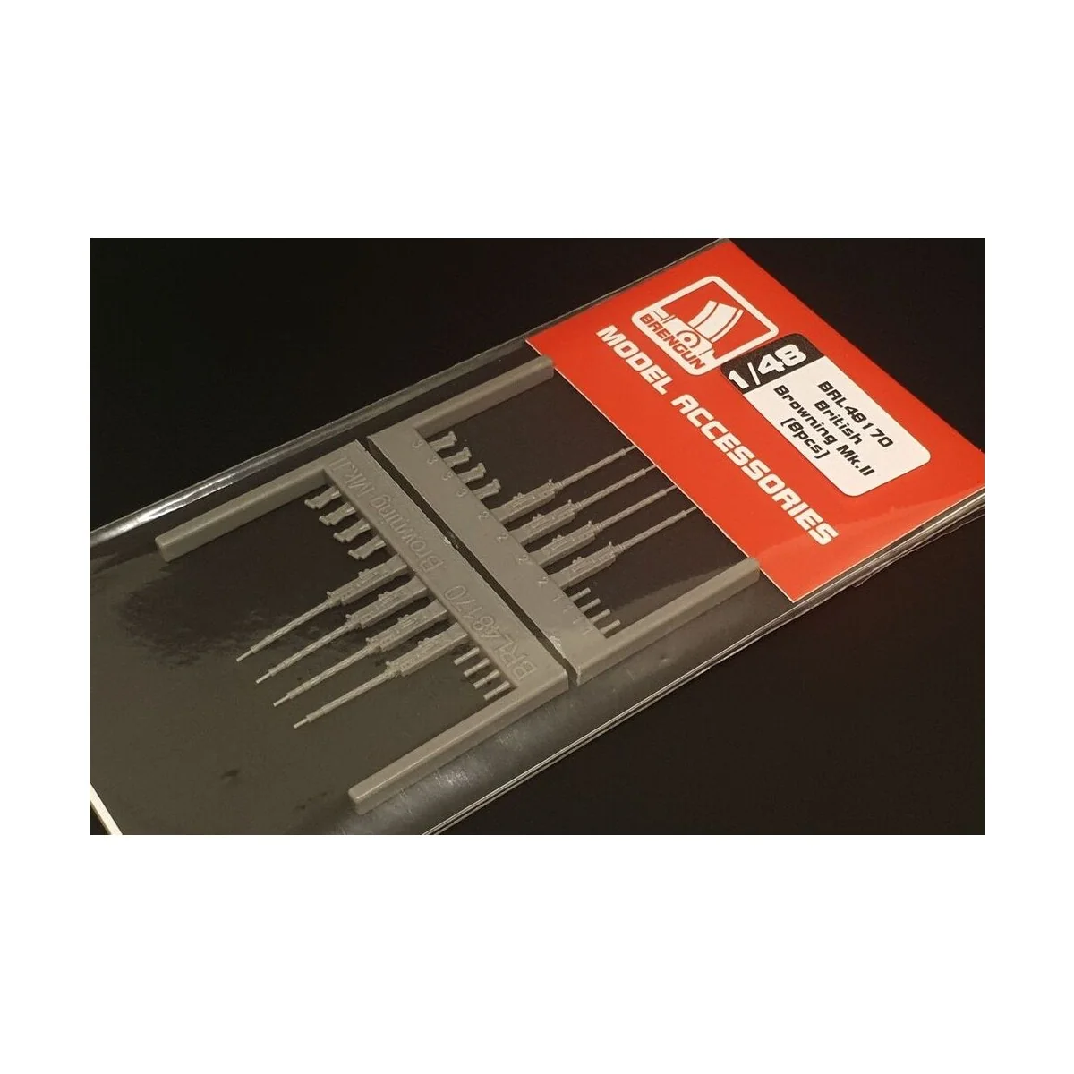 British Browning Mk.II (8pcs), 1/48 - Brengun BRL48170