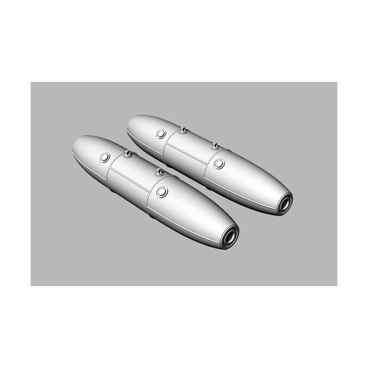 Mk 77 napalm bomb (2pcs), 1/48 - Brengun BRL48172