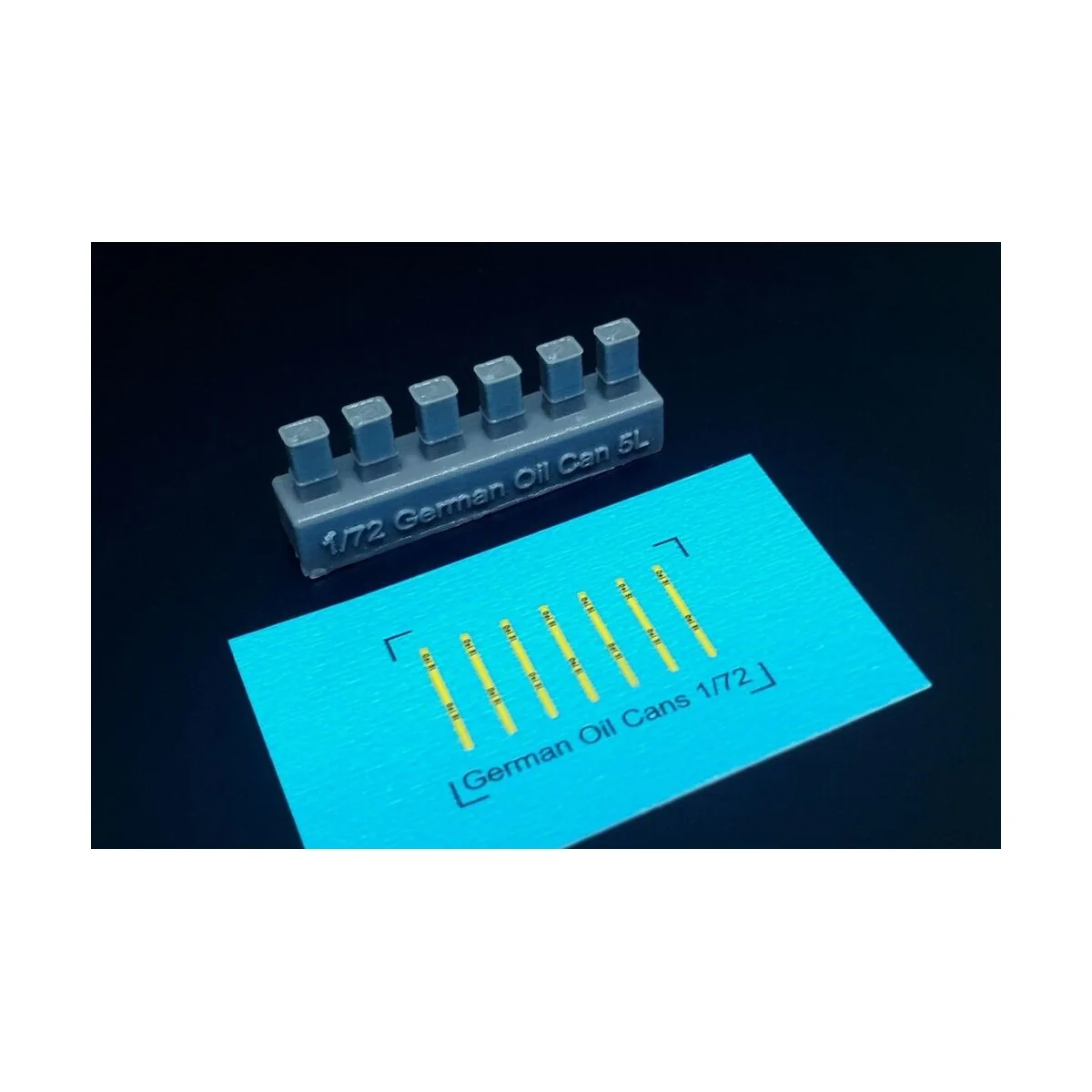 WWII GERMAN 5 LITRE OIL CANS (6pcs), 1/72 - Hauler HLH72135 WWII GERMAN 5 LITRE OIL CANS (6pcs), 1/72 - Hauler HLH72135