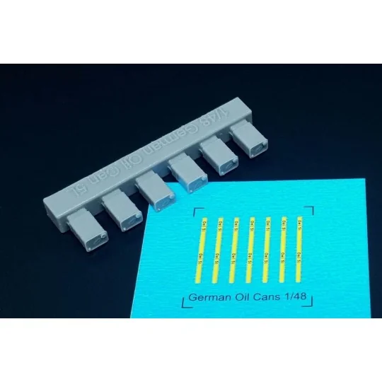 WWII GERMAN 5 LITRE OIL CANS (6pcs) - Hauler HLX48405