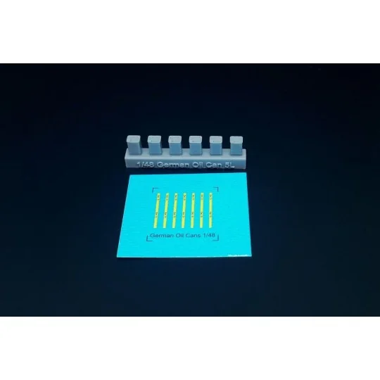 WWII GERMAN 5 LITRE OIL CANS (6pcs) - Hauler HLX48405