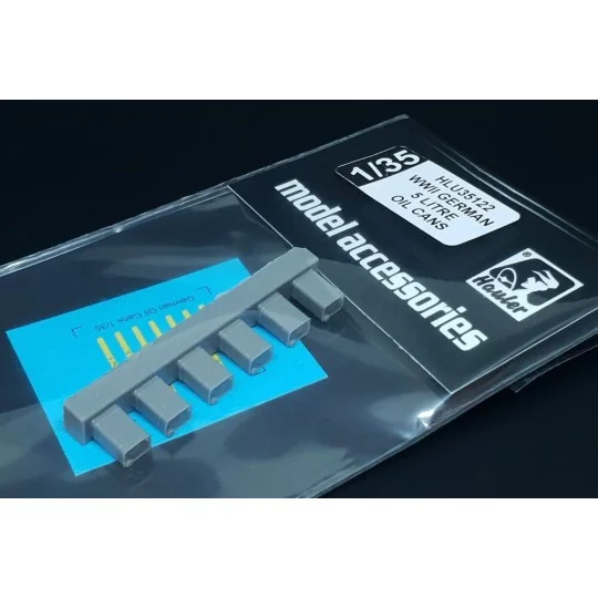 WWII GERMAN 5 LITRE OIL CANS (6pcs) - Hauler HLU35122