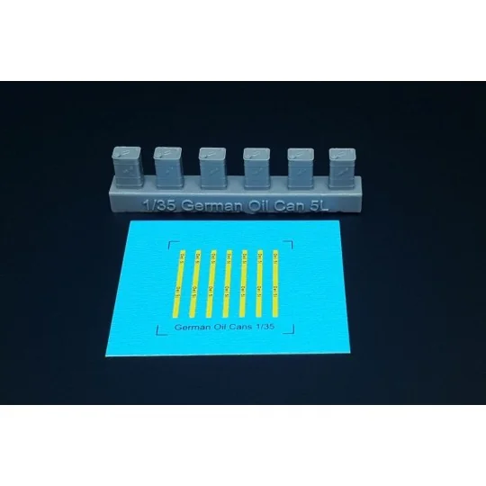 WWII GERMAN 5 LITRE OIL CANS (6pcs) - Hauler HLU35122