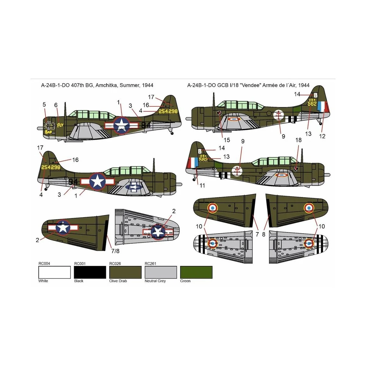 A-24 „Banshee“, 1/144 - Brengun BRP144020