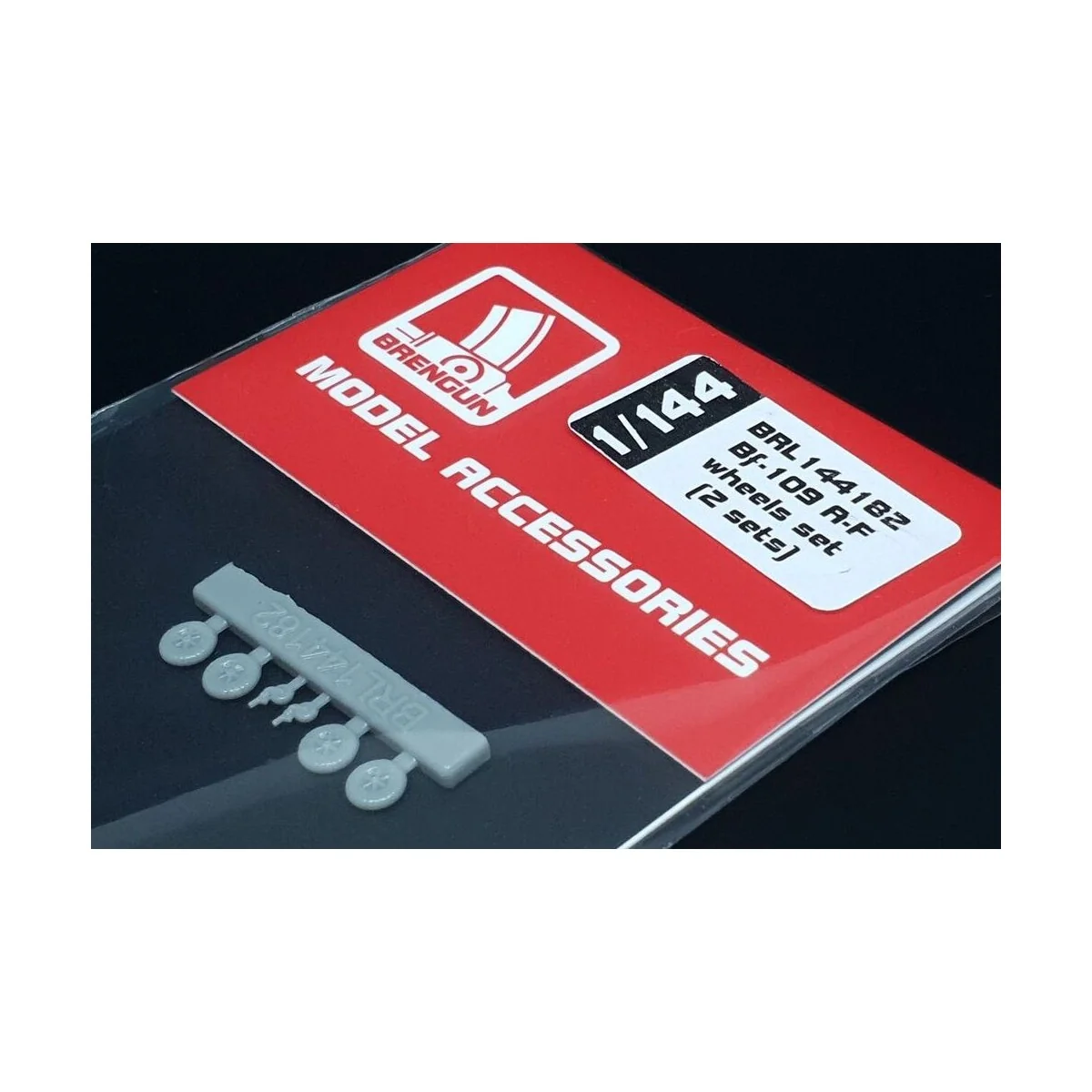 Messerschmitt Bf-109 A-F wheels set (2 sets) - Brengun BRL144182