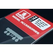 Messerschmitt Bf-109 A-F wheels set (2 sets), 1/144 - Brengun BRL14... Messerschmitt Bf-109 A-F wheels set (2 sets), 1/144 - Brengun BRL14...