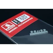 Messerschmitt Bf-109 G wheels set (2 sets), 1/144 - Brengun BRL144183