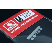 Messerschmitt Bf-109 K wheels set (2 sets) - Brengun BRL144184