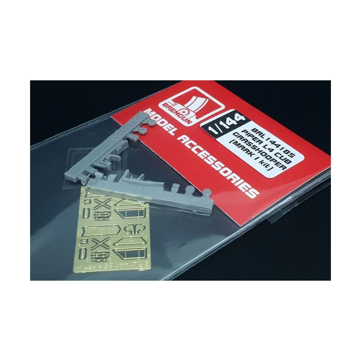 PIPER L4 CUB / GRASSHOOPER (MARK I kit) 2pcs, 1/144 - Brengun BRL14...