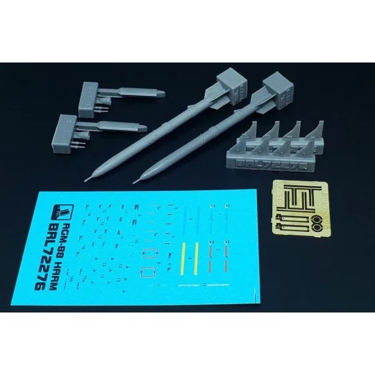 AGM-88 Harm (2pcs), 1/72 - Brengun BRL72276