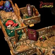 Dungeons & Lasers Dwarven Mine Half-Height Walls - Archon Studio DN...