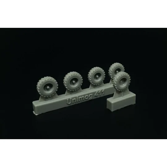 MB Unimog 411 wheels, 1/87 - Hauler HLR87221