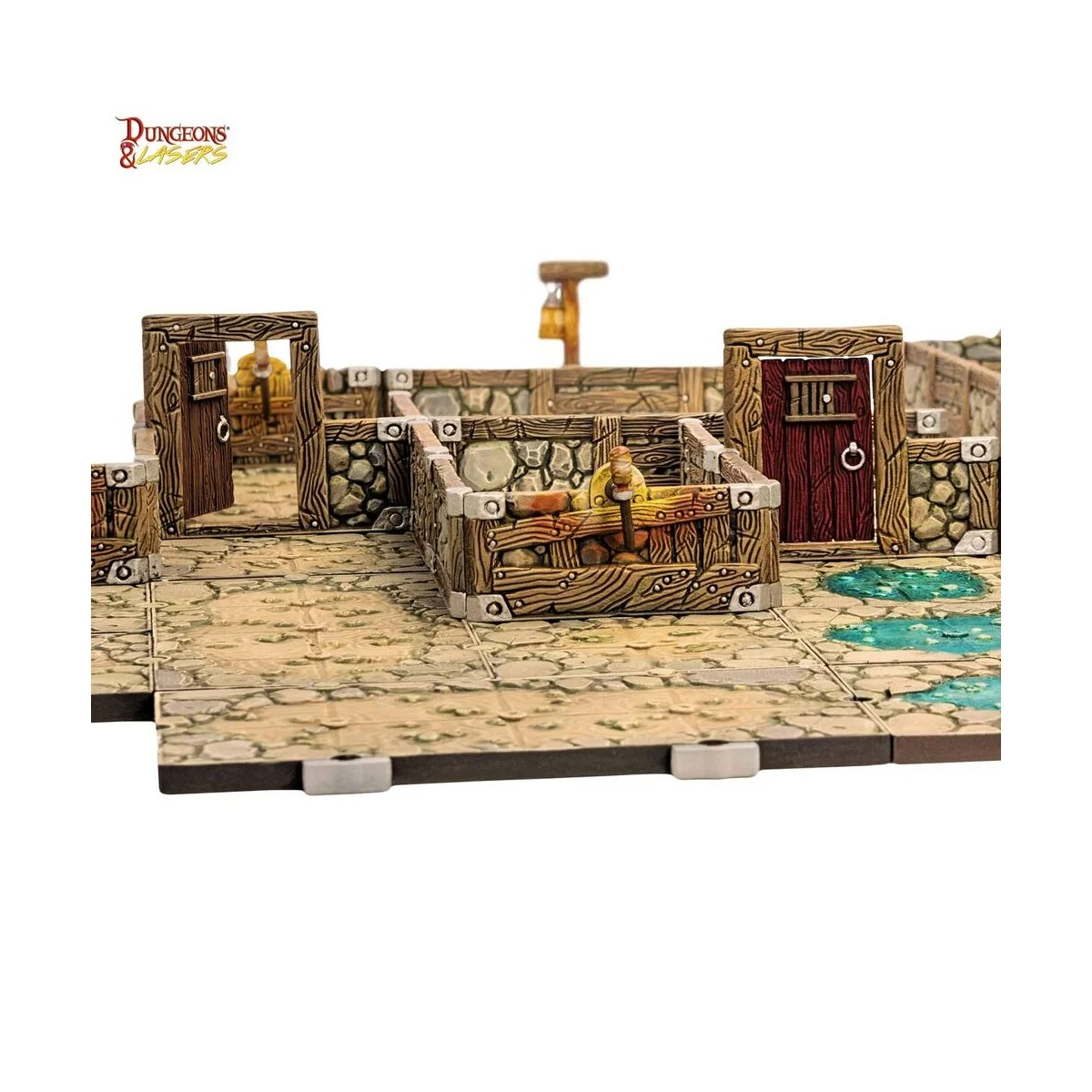 Dungeons & Lasers Dwarven Mine Half-Height Walls - Archon Studio DN...