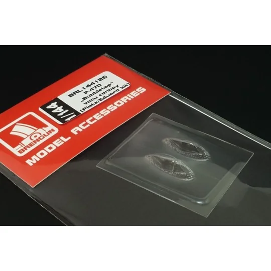 P-47D „Bubbletop“ vacu canopy (Platz/Eduard kit), 1/144 - Brengun B...