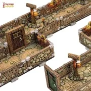 Dungeons & Lasers Dwarven Mine Half-Height Walls - Archon Studio DN...