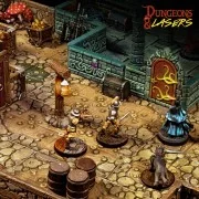 Dungeons & Lasers Dwarven Mine Half-Height Walls - Archon Studio DN...