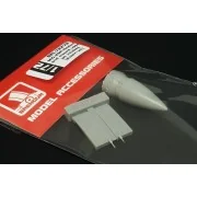 MiG-29A Radome and closed upper jet intakes (Italeri kit) - Brengun...
