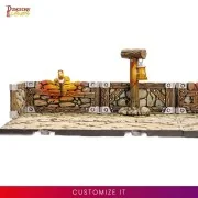 Dungeons & Lasers Dwarven Mine Half-Height Walls - Archon Studio DN...