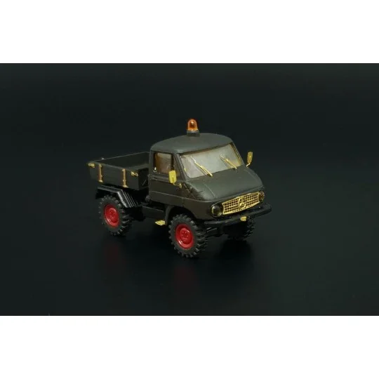 MB Unimog 411 (Brekina) - Hauler HLR87224